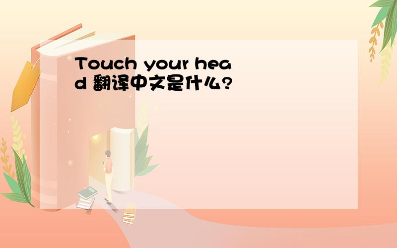 Touch your head 翻译中文是什么?